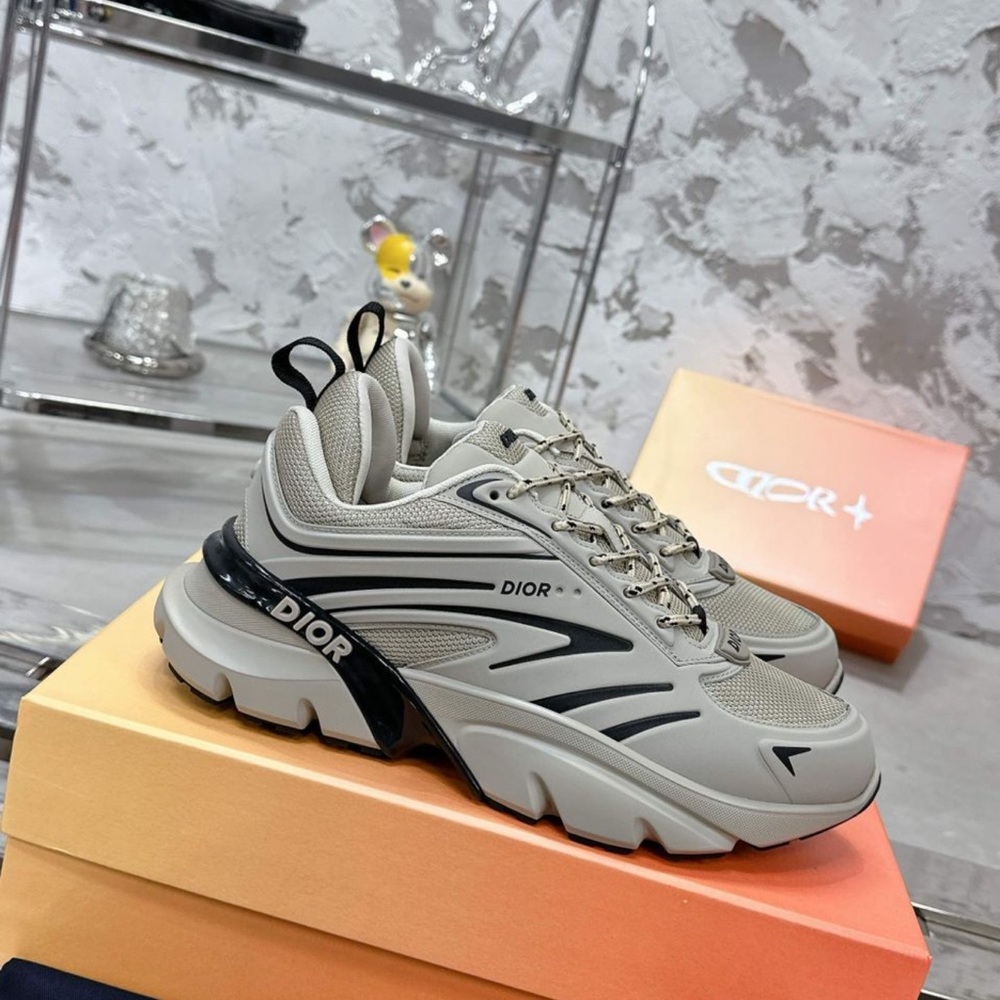 Dior Beige and Black Athletic Shoes